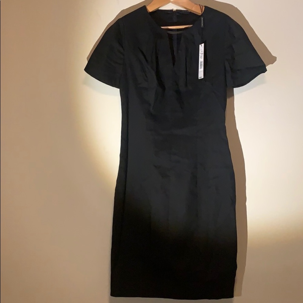 Elie Tahari black pencil work dress LBD